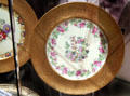 Morgan Belleek China plate made in Canton at McKinley Presidential Library & Museum. Canton, OH.