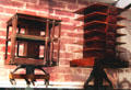 Rotary book & shelving units made by local Canton company at McKinley Presidential Library & Museum. Canton, OH.