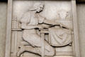 Relief of working woman on Timken Senior High School. Canton, OH.