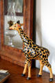 Carved giraffe at Sherwood-Davidson House. Newark, OH.