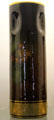 Louwelsa vase with daffodil & gold trim by S.A. Weller Pottery Co. at Mathews House Museum. Zanesville, OH.