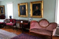 Parlor at Mathews House Museum. Zanesville, OH.