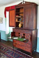 Dropfront desk with cupboard at Johnston Farm. Piqua, OH