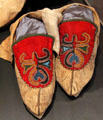 Eastern woodland culture moccasins at Johnston Farm Museum. Piqua, OH.