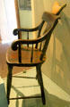 Barber's chair at Cleveland History Center. Cleveland, OH.