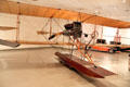 Curtiss Model E Bumblebee biplane from Hammondsport, NY at Crawford Auto Aviation Museum of Cleveland History Center. Cleveland, OH.