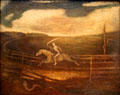 Race Track [Death on a Pale Horse] painting by Albert Pinkham Ryder at Cleveland Museum of Art. Cleveland, OH.