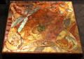 Dragonfly trivet of Favrile glass by Tiffany Studios at Cleveland Museum of Art. Cleveland, OH.