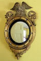 Convex mirror with American Eagle in Jonathan Goldsmith House at Hale Farm. Cleveland, OH.