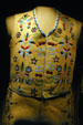 Lakota buckskin beadwork vest & pants at National Cowboy Museum. Oklahoma City, OK.