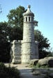 Monument on Little Round Top part of the southern end of Union lines at Gettysburg National Military Park. Gettysburg, PA.