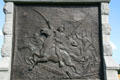 New York 6th Cavalry monument relief plaque at Gettysburg National Military Park. Gettysburg, PA.