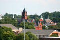 Gettysburg College seen from Oak Ridge at Gettysburg National Military Park. Gettysburg, PA.