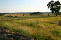 Union lines near High Water Mark ground of Union lines at Gettysburg National Military Park. Gettysburg, PA.
