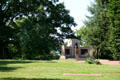 Lincoln monument near site where Lincoln gave address at Gettysburg Soldier's National Cemetery. Gettysburg, PA.