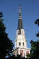 Steeple of Lancaster First Presbyterian Church. Lancaster, PA.