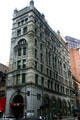 Narrow granite building on Sixth Avenue. Pittsburgh, PA.
