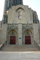 Entrance to Stephen Collins Foster Memorial at University of Pittsburgh. Pittsburgh, PA.