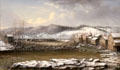 Winter Scene painting by William C. Wall at Carnegie Museum of Art. Pittsburgh, PA.