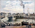 Great Bridge, Rouen painting by Camille Pissarro at Carnegie Museum of Art. Pittsburgh, PA.