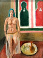 Odalisque with Green Headdress painting by Henri Matisse at Carnegie Museum of Art. Pittsburgh, PA.