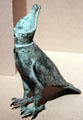Egyptian falcon figure of bronze at Carnegie Museum of Art. Pittsburgh, PA.