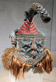 Congo beaded mask from Kuba culture at Carnegie Museum of Art. Pittsburgh, PA.