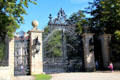 Entrance gate at The Breakers. Newport, RI.