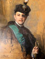 Portrait of man with eyepatch by Philip Alexius de Laszlo de Lombos at The Breakers. Newport, RI.