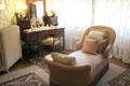 Daybed & vanity table in Guest Bedroom at Kingscote. Newport, RI.