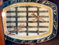 Wedgwood Majolica plate at Chateau-sur-Mer. Newport, RI.