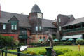 Newport Casino courtyard with clock tower. Newport, RI.