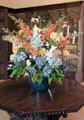 One of many flower arrangements at Rough Point. Newport, RI.