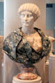 Roman marble bust of Agrippina the Younger at RISD Museum. Providence, RI.