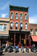 Romanesque revival Bodega Saloon with cast iron front. Deadwood, SD.