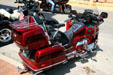 Red Honda GoldWing motorcycle. Lead, SD.