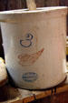 Red Wing crock by Union Stoneware Co. at Dakota Discovery Museum. Mitchell, SD.