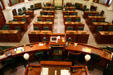 Senate chamber of South Dakota State Capitol. Pierre, SD.