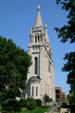 Tower facade of St. Joseph Cathedral. Sioux Falls, SD
