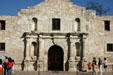 The Alamo facade. San Antonio, TX.