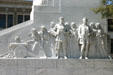 Bonham & Bowie on Cenotaph to the Alamo. San Antonio, TX.