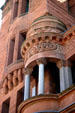 Bexer County Courthouse balconies. San Antonio, TX.