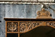 Metalwork detail of Frost Brothers building. San Antonio, TX.