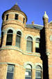 Old Red Courthouse tower detail. Dallas, TX.