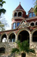 Moody Mansion front porch. Galveston, TX.