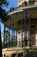 Bishop's Palace round veranda. Galveston, TX.