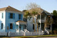 Wooden houses. Galveston, TX.