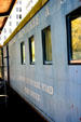 United States Rail Road Post Office car at Railroad Museum. Galveston, TX.