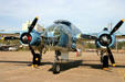 B-25 Mitchell prop bomber at Lone Star Flight Museum used by General Doolittle's raiders to bomb Tokyo in 1942. Galveston, TX.