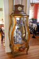 Vitrine in Staiti House at Sam Houston Park. Houston, TX.